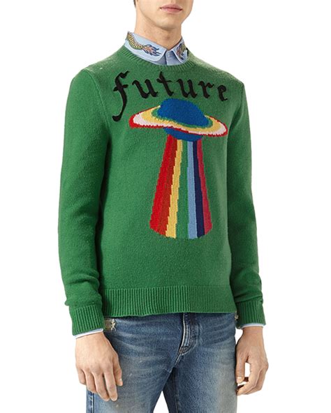 future green gucci sweater